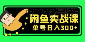 花599买的闲鱼项目：2023最新闲鱼实战课（7节课）-课界网