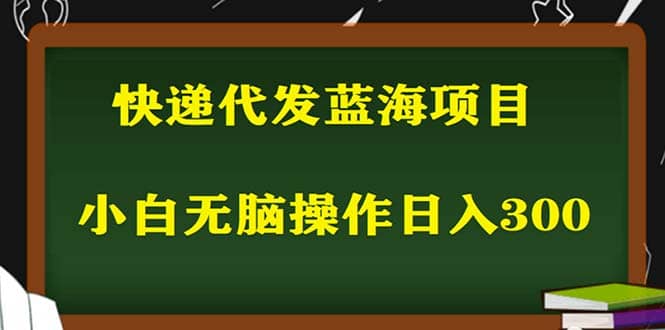 2023最新蓝海快递代发项目，小白零成本照抄-课界网