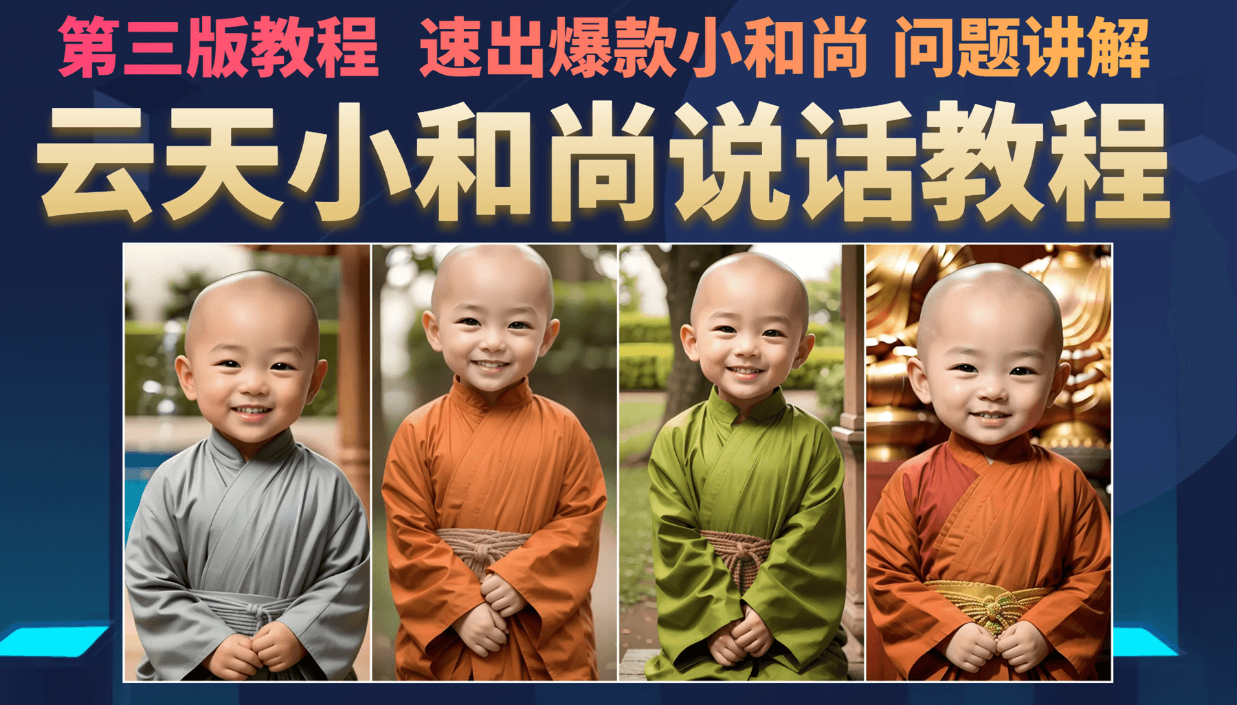 云天小和尚会说话，7天万粉（第3版教程）-课界网