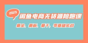 闲鱼电商无货源陪跑课,最全、最新、最干,零基础实战!-课界网