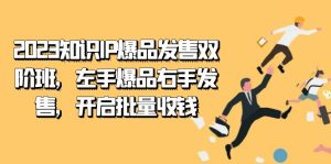 2023知识IP-爆品发售双 阶班，左手爆品右手发售，开启批量收钱-课界网