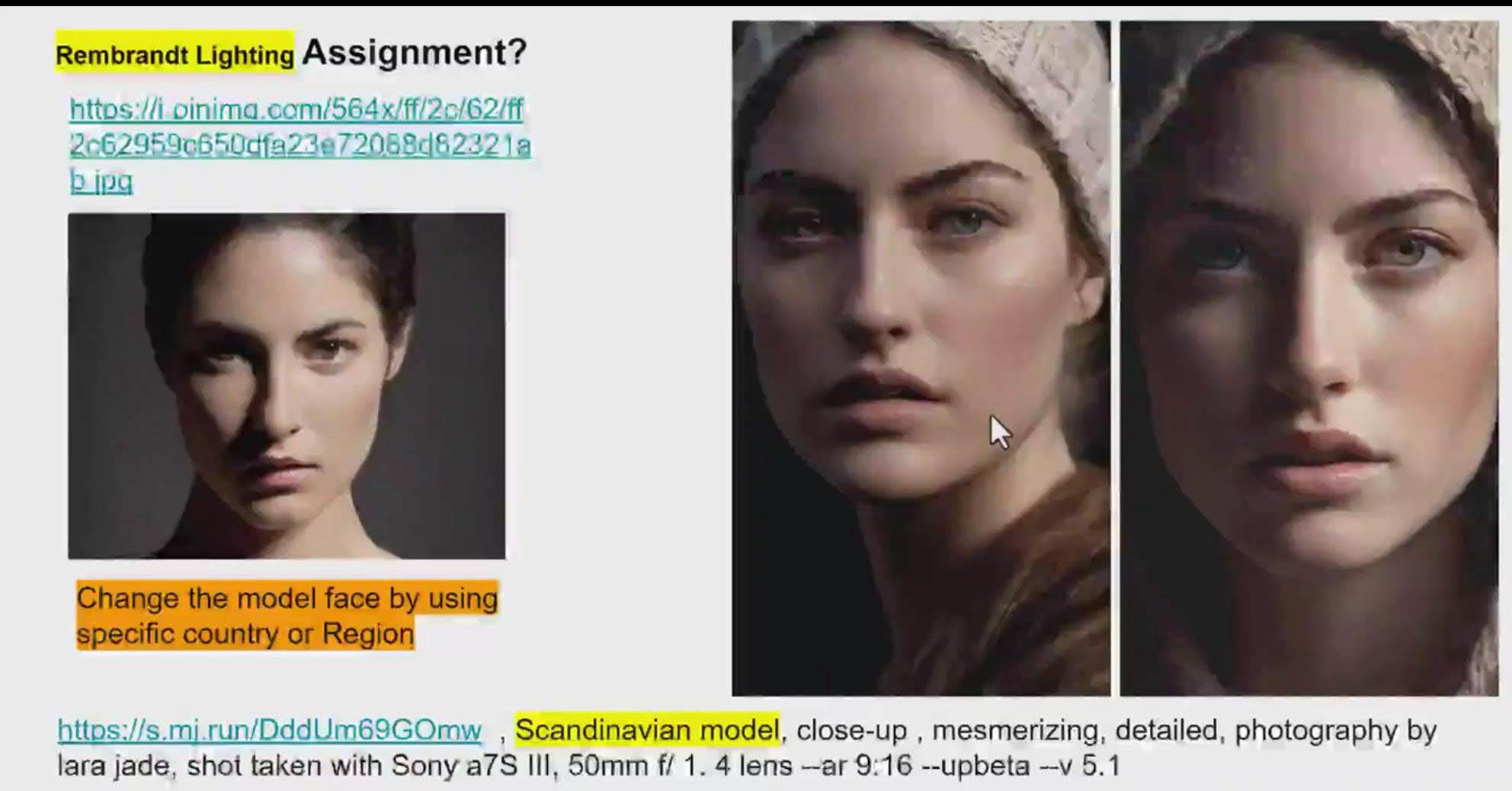 Midjourney v5 ChatGPT 和 Bard AI人工智能人像摄影大师班-15节-中英字幕-课界网