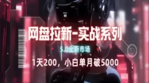 网盘拉新注册渠道和拉新步骤+细节技巧-课界网